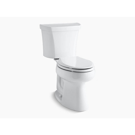 KOHLER Elongated 1.6 GPF Chair Height Toilet W/ Right-Hand Trip Lever 3979-RA-0